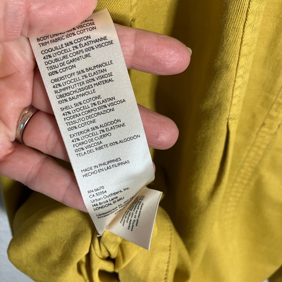 🔥MOVING SALE🔥 Anthropologie Maeve mustard dress NWT sz14 - Picture 4 of 7